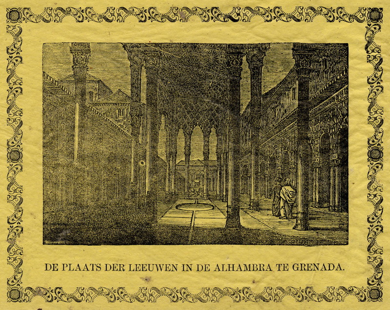 De plaats der leeuwen in de Alhambra te Grenada by nn
