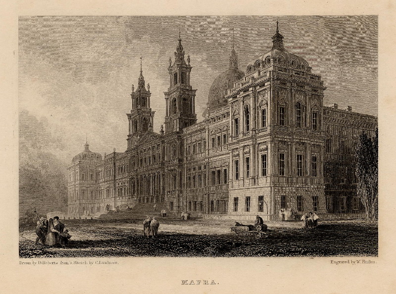 Mafra by D. Roberts, W. Finden