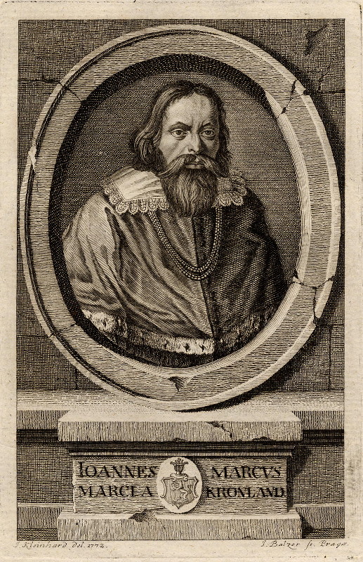 print Joannes Marcus Marci a Kronland by J. Kleinhardt, J. Baltzer