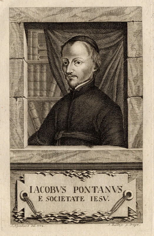 print Jacobus Pontanus e Societate Iesu by J. Kleinhardt, J. Baltzer