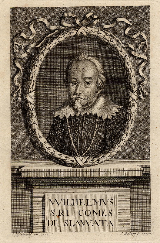print Wilhelmus S.R.I. Comes de Slawata by J. Kleinhardt, J. Baltzer