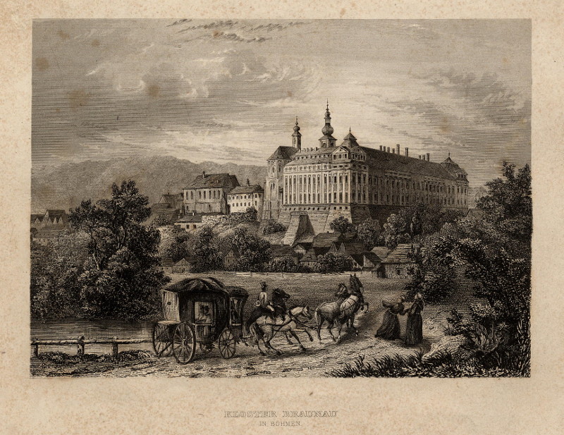 Kloster Braunau in Bohmen by nn