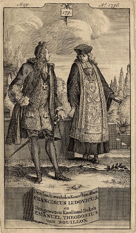 print Den laast overleden Keurv. van Mentz Franciscus Ludovicus en Den gewezen Kardinaal-Deken Emanuel .. by nn