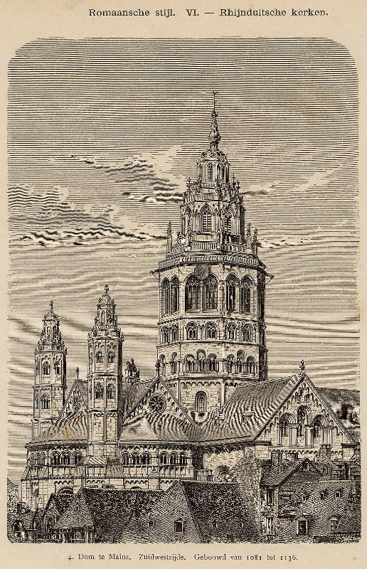 view Dom te Mainz, Zuidwestzijde by Lambris