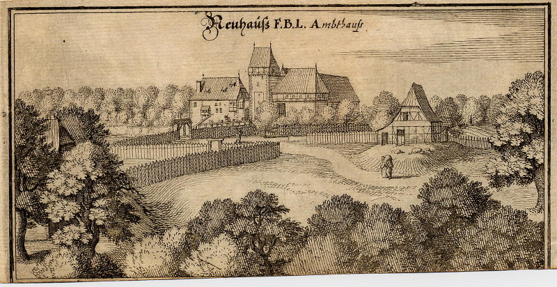 Neuhaus F.B.L. Ambtshauss by M. Merian