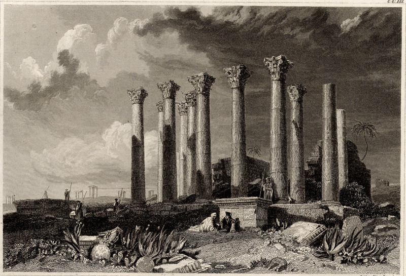 Ruinen von Djerash in Syrien by nn