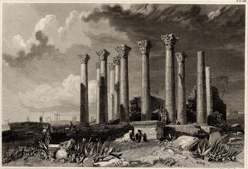 Ruinen von Djerash in Syrien by nn
