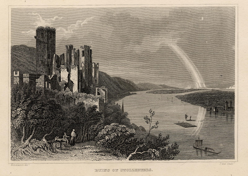 Ruins of Stolzenfels by W. Tombleson, J. Cox