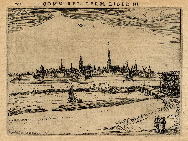 Wesel by P. Bertius