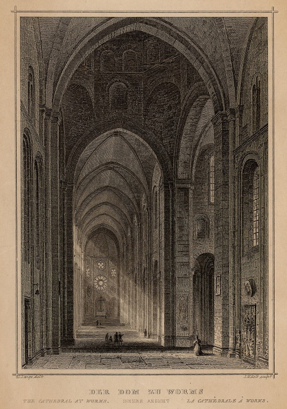 view Der Dom zu Worms by L. Lange, J.M. Kolb