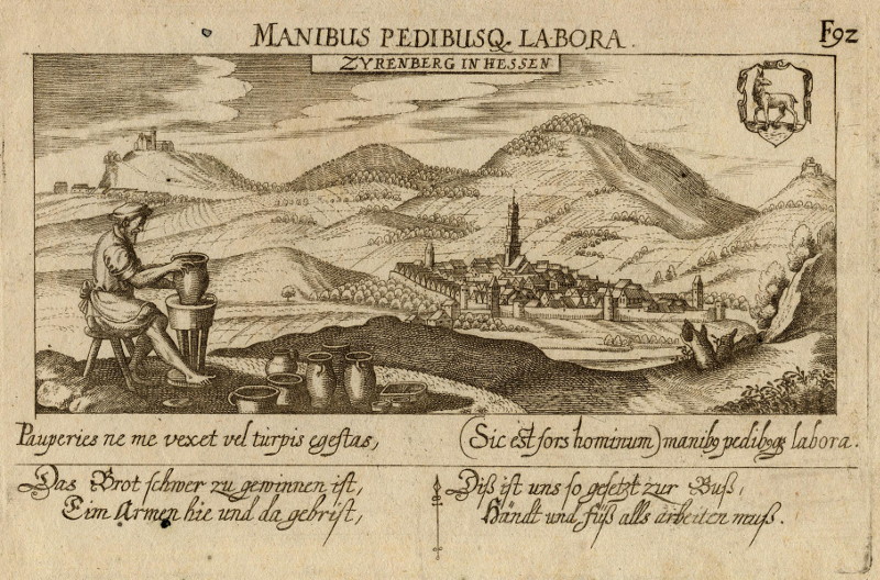 Manibus Pedibusq Labora  Zyrenberg in Hessen  by Daniel Meisner