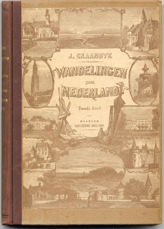 map Wandelingen door Nederland by J. Craandijk