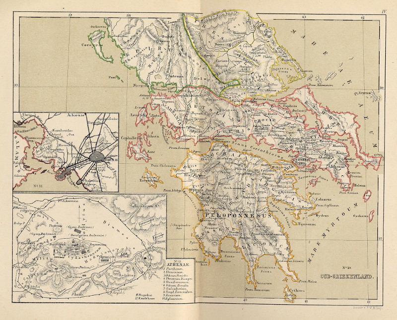 Oud-Griekenland; Athenae by P.W.M. Trap