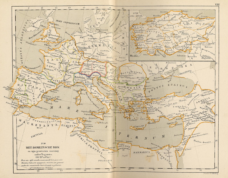 Het Romeinsche Rijk in zijn grootsten omvang onder Trajanus (98-117 n.Chr.) by P.W.M. Trap