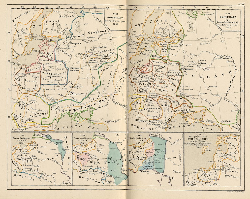 Oost-Europa, Polen, Gebied der Duitsche Orde by P.W.M. Trap
