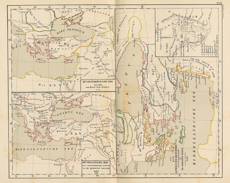 Het OostRomeinsche Rijk, het Osmanische Rijk, Het Latijnsche Keizerrijk by P.W.M. Trap