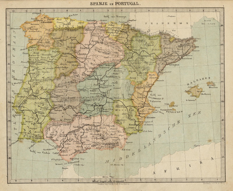 Spanje en Portugal by P.W.M. Trap
