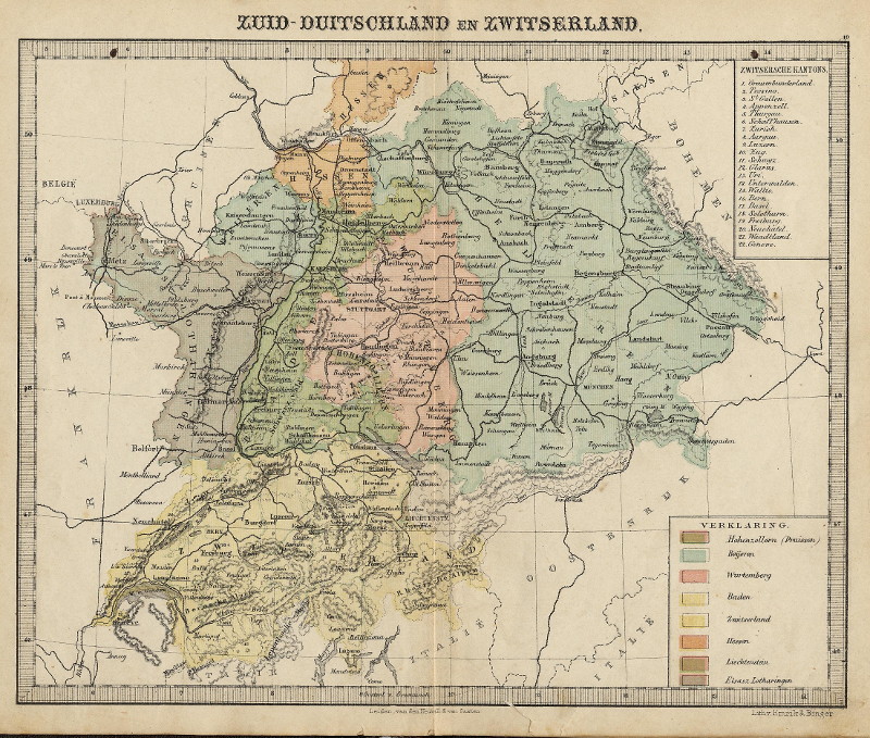 Zuid-Duitschland en Zwitserland by Emrik & Binger