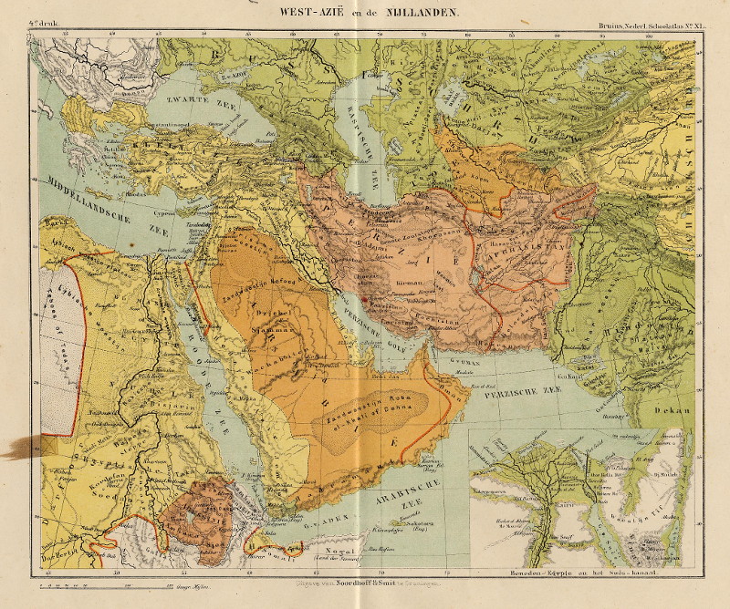 West-Azie en de Nijllanden by F. Bruins