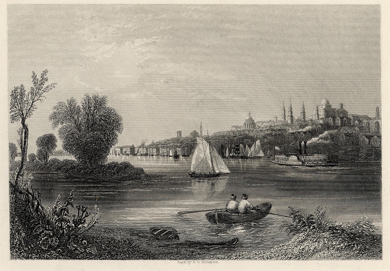 View of Albany by D.G. Thompson