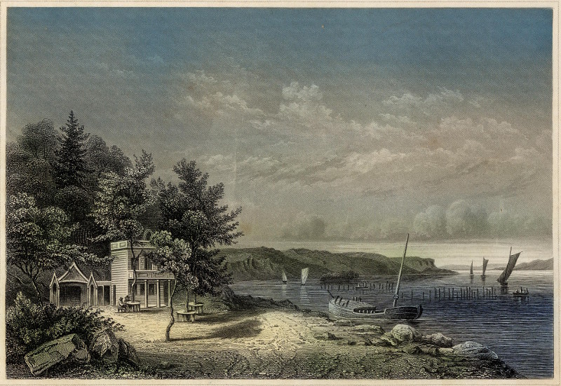 Die Sybillen Grotte bei Hoboken, am Hudson by nn
