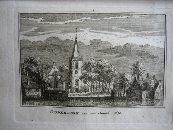 view Ouderkerk a/d Amstel by Abraham Rademaker