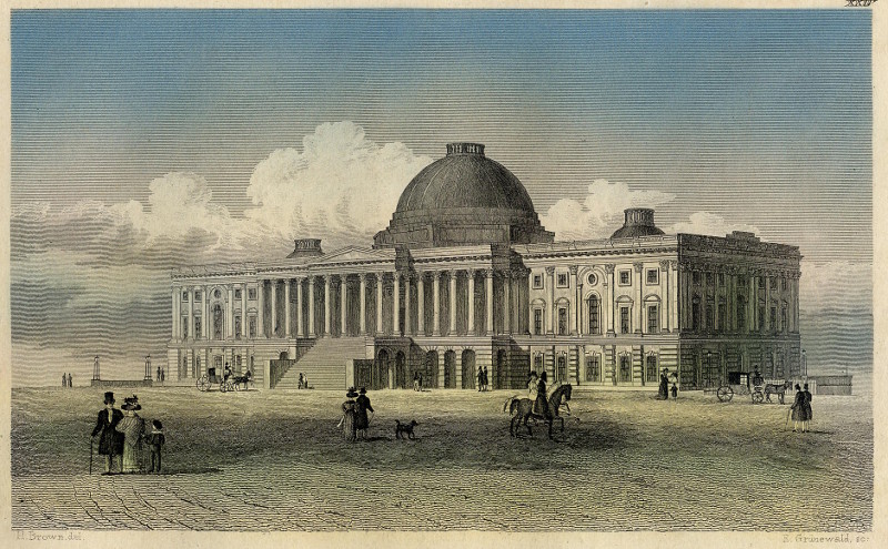 Das Capitol in Washington by H. Brown, E. Grunewald
