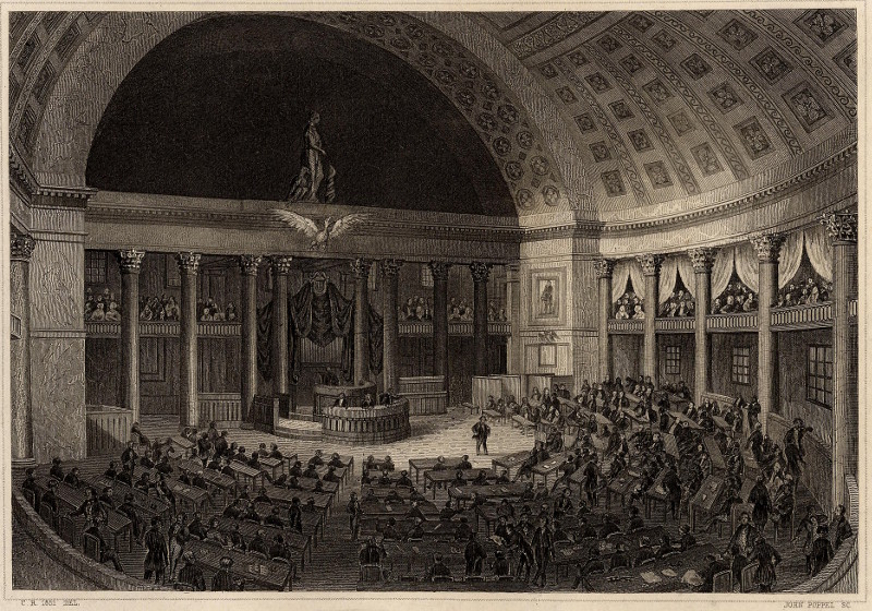 Die Congress-Halle im Capitol (Washington) by C.R., John Poppel