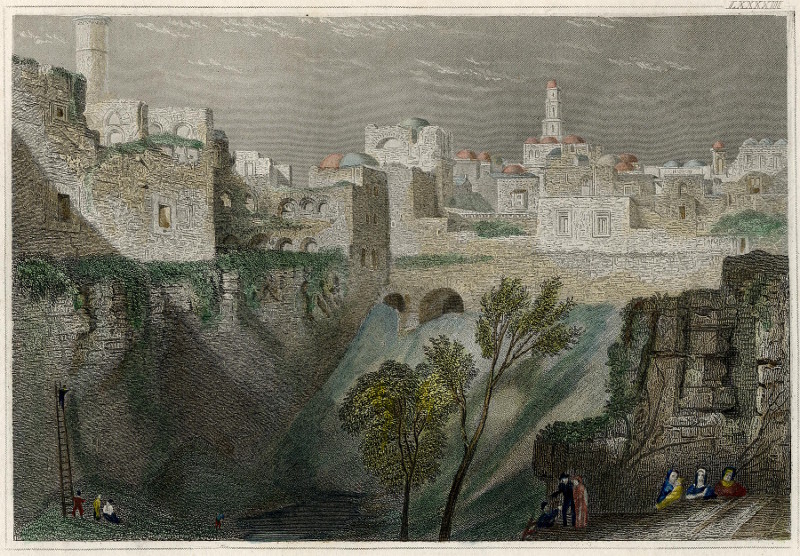Jerusalem, innere Ansicht beym jetzt verschutteten Teiche von Bethesda by nn