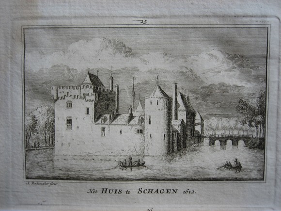 view Het huis te Schagen by Abraham Rademaker