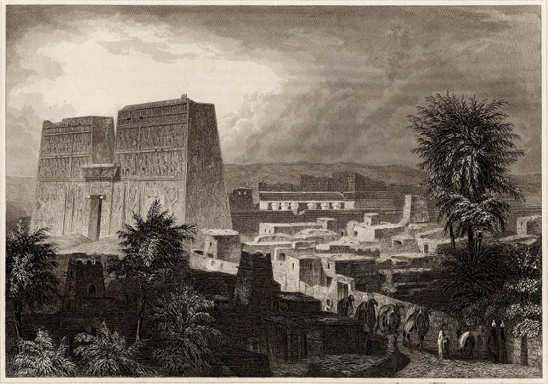 Ruinen von Edfou in Egypten by nn