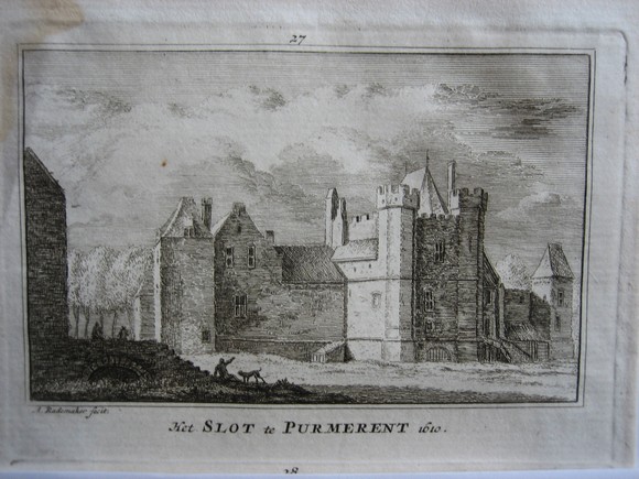 view Het slot te Purmerend by Abraham Rademaker