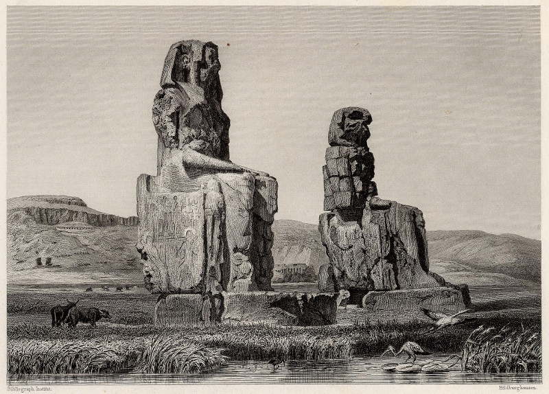 Memnon Statuen bei Theben by nn