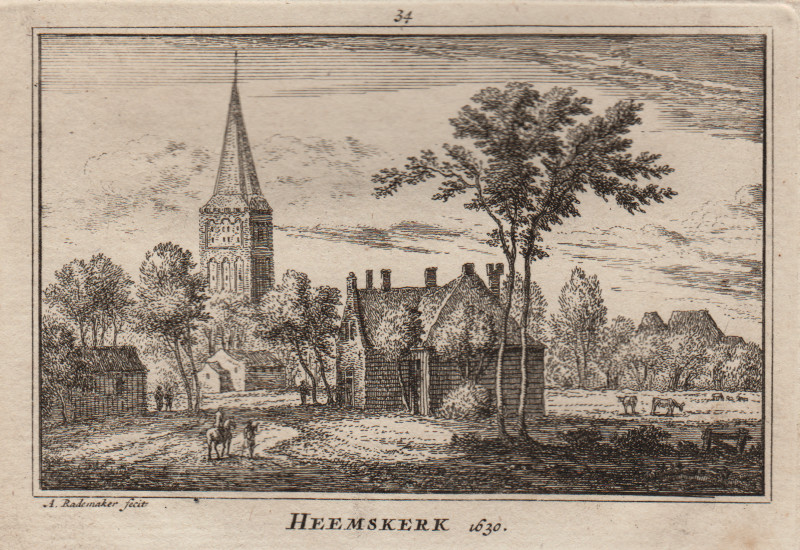 Heemskerk; 1630 by Abraham Rademaker