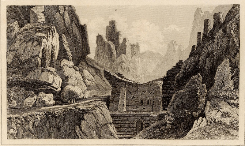 Ruines dites de la porte de fer, a Antioche by Lemaitre