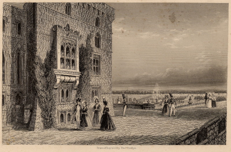 Victoria Tower, formerly the King´s Watch Tower, Windsor Castle by Thomas Onwhyn