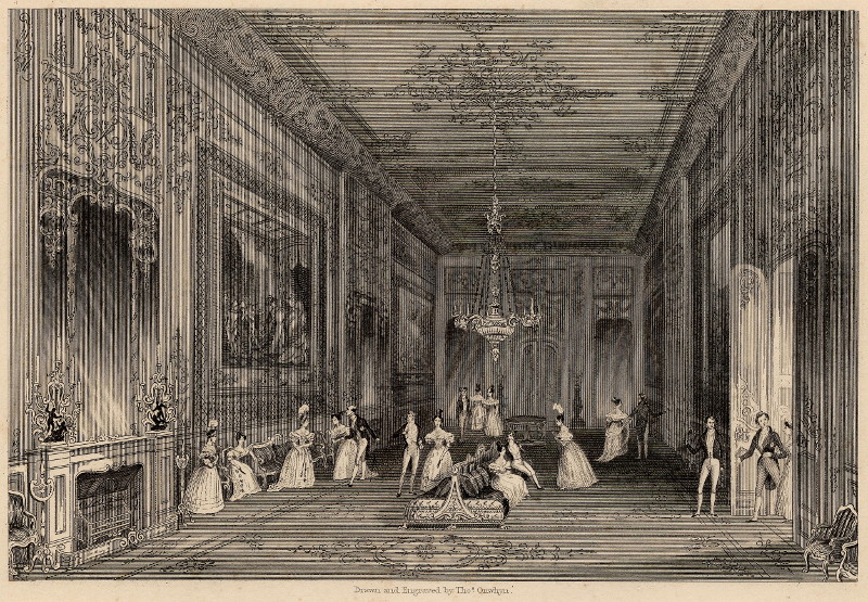 Grand reception and ball room, Windsor Castle by Thomas Onwhyn