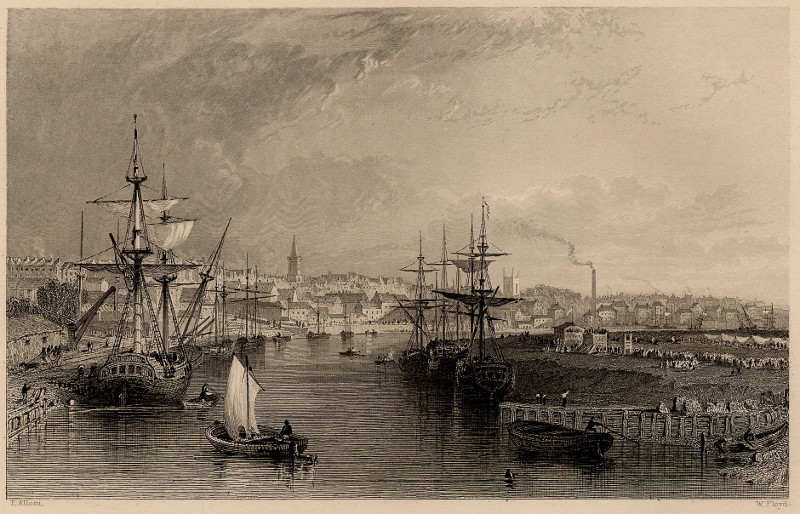 Stockton on Tees by T. Allom, W. Floyd