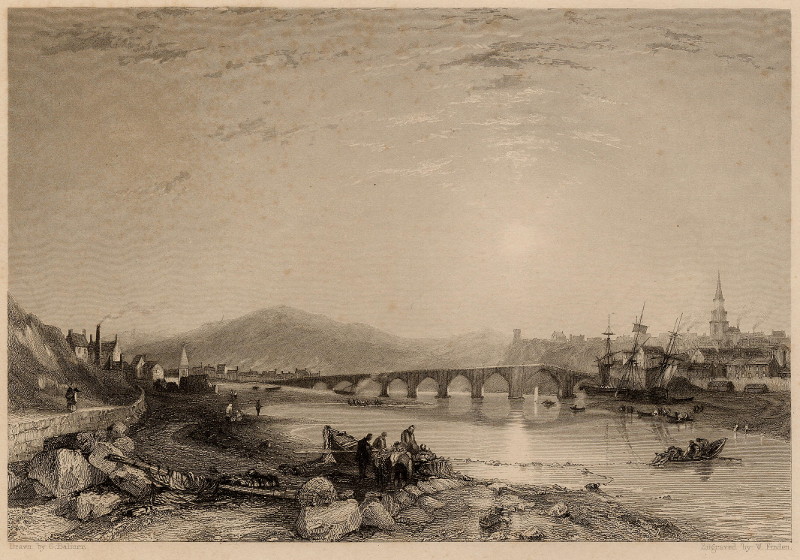 Berwick, from the South East by G. Balmer, W. Finden