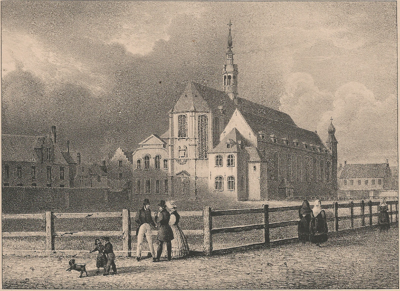 Eglise du grand Beguinage a Gand by de Peellaert, Sturm