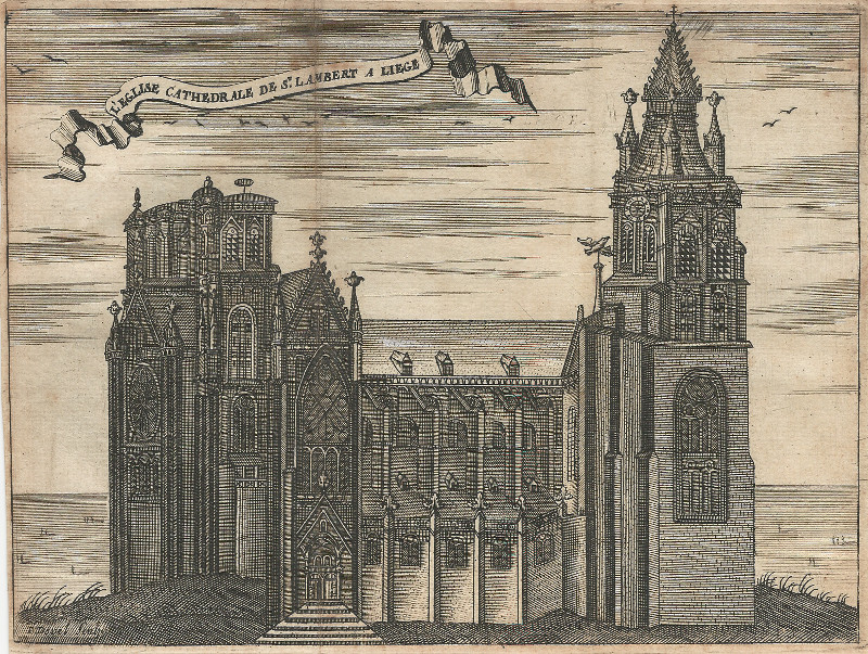 L´Eglise Cathedrale de Saint Lambert a Liege by P. Devel
