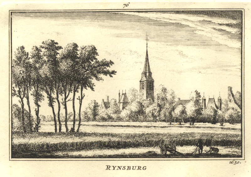 Rijnsburg, 1630 by Abraham Rademaker