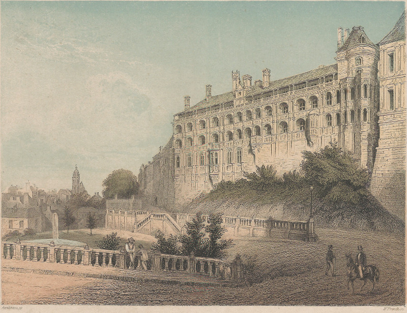 Schloss zu Blois by W. French, Asselineau