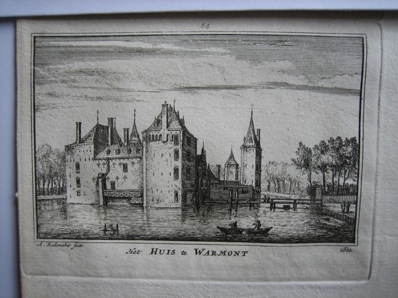 view Het Huis te Warmond by Abraham Rademaker