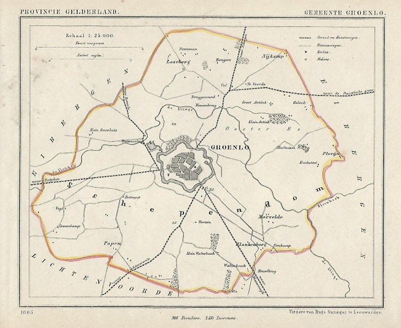 image of map communityplan Groenlo by Kuyper (Kuijper) Groenlo by Kuyper (Kuijper)