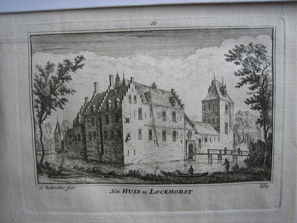 view Het huis te Lockhorst by Abraham Rademaker