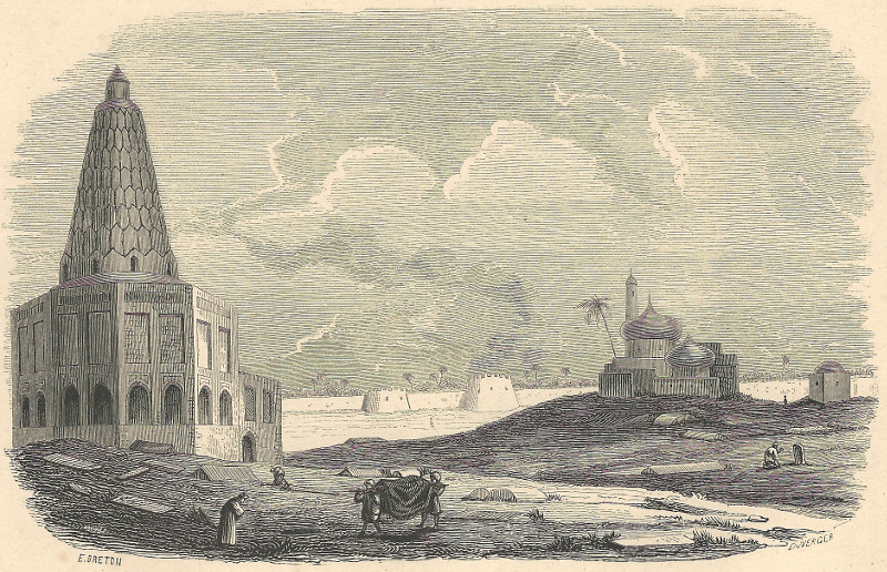 Tombeau de Zobeide, pres de Bagdad (Babylonie). by E. Breton, DuVerger