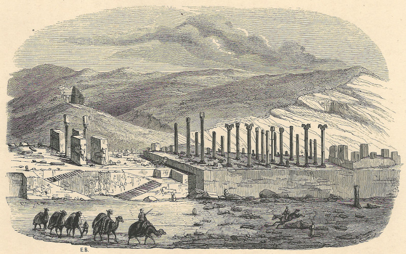 Ruines de Persepolis (Perse) by E. Breton