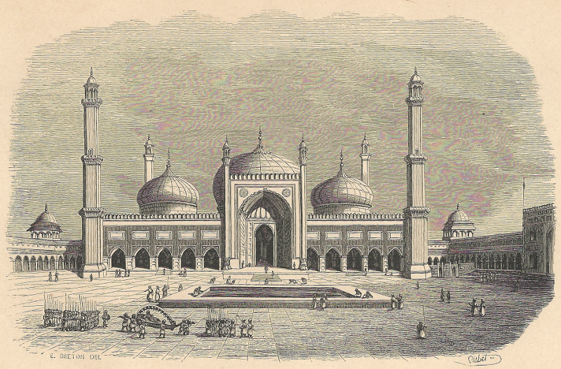 Juhma-Mesjid a Delhi (Inde) by E. Breton, Lisbet
