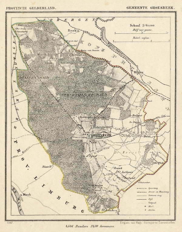 map communityplan Groesbeek by Kuyper (Kuijper)